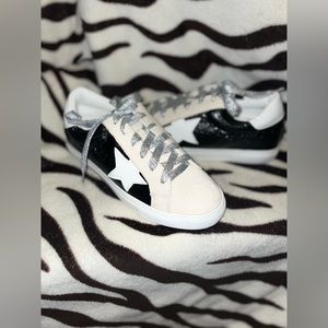 Nature Breeze metallic star sneakers